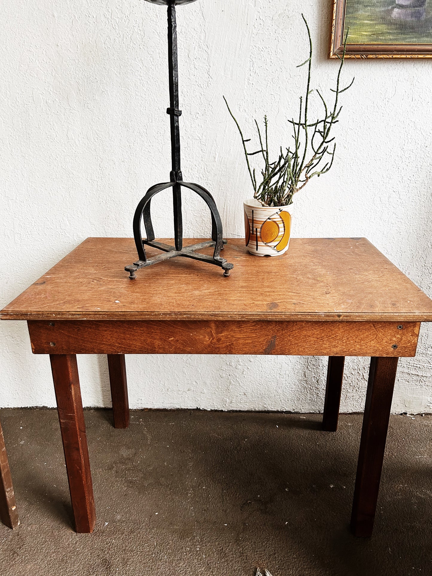 Handmade Wood Side Table