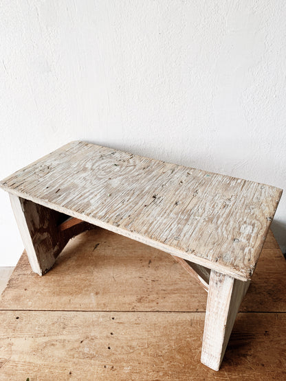 Rustic Vintage Wood Bench