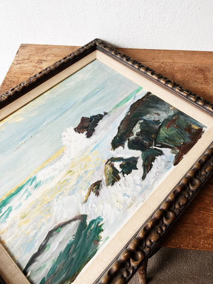 Vintage Seascape Painting