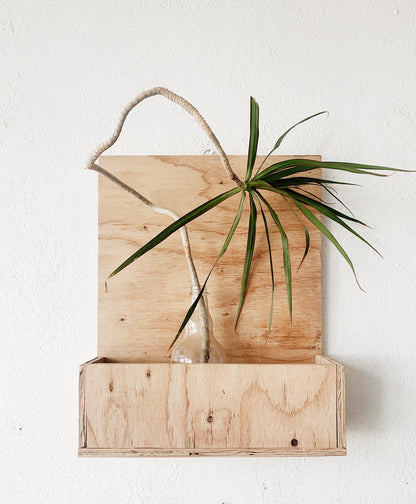 Handmade Ply Planter or Book Rack