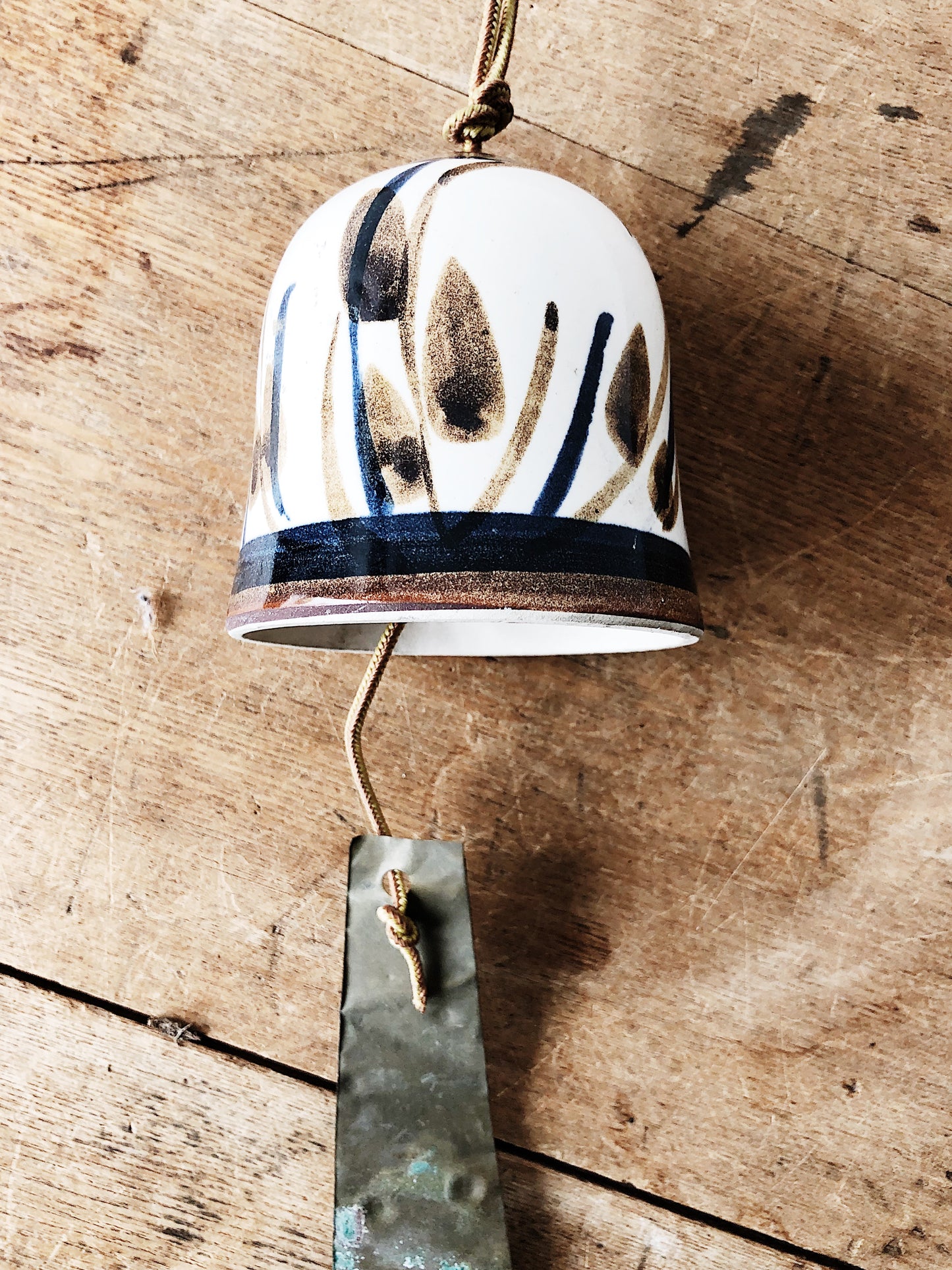 Vintage Pacific Stoneware Bell