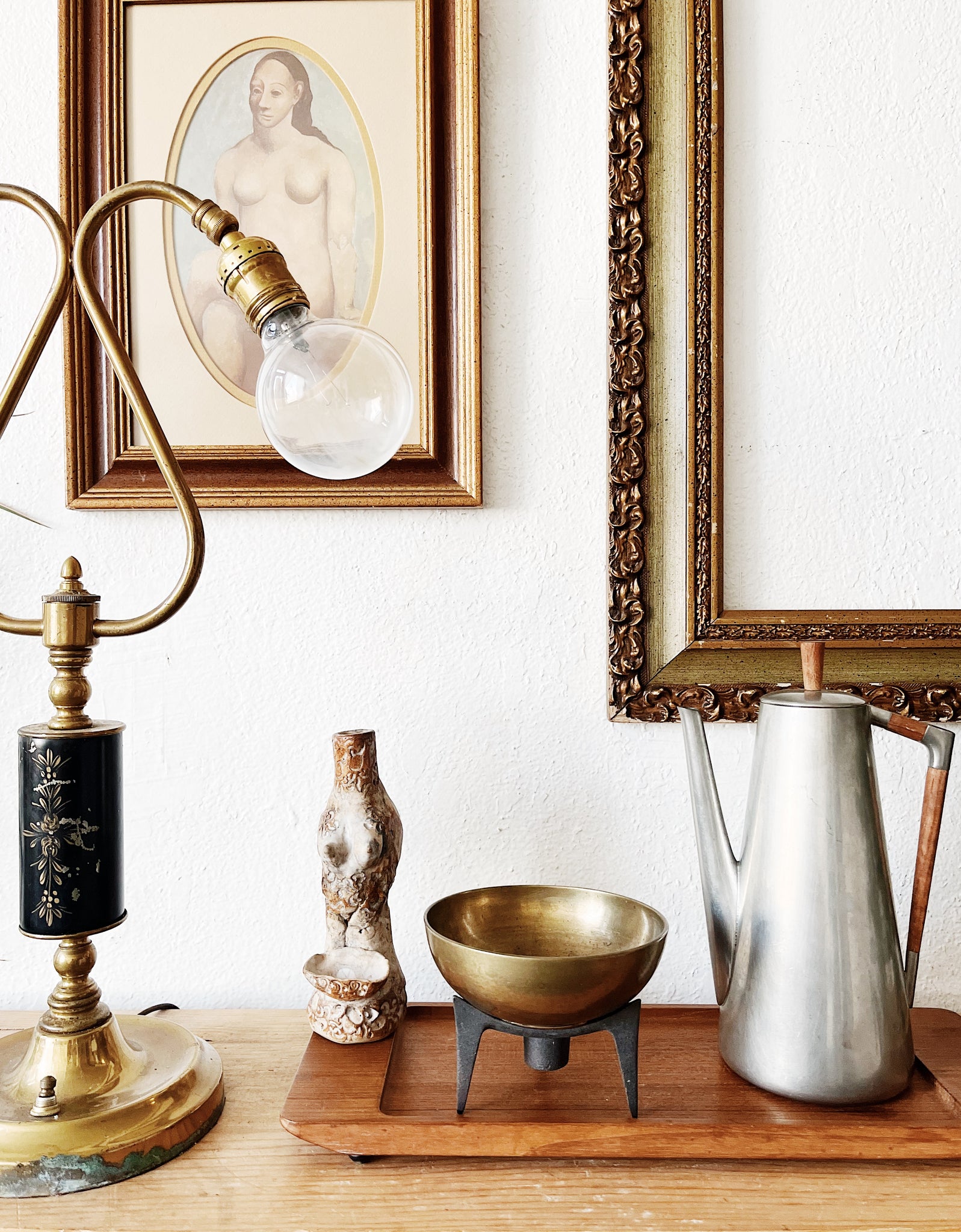 Antique Brass Singing Bowl Maven Collective