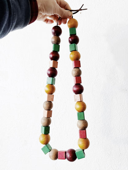 Chunky Wooden Beads