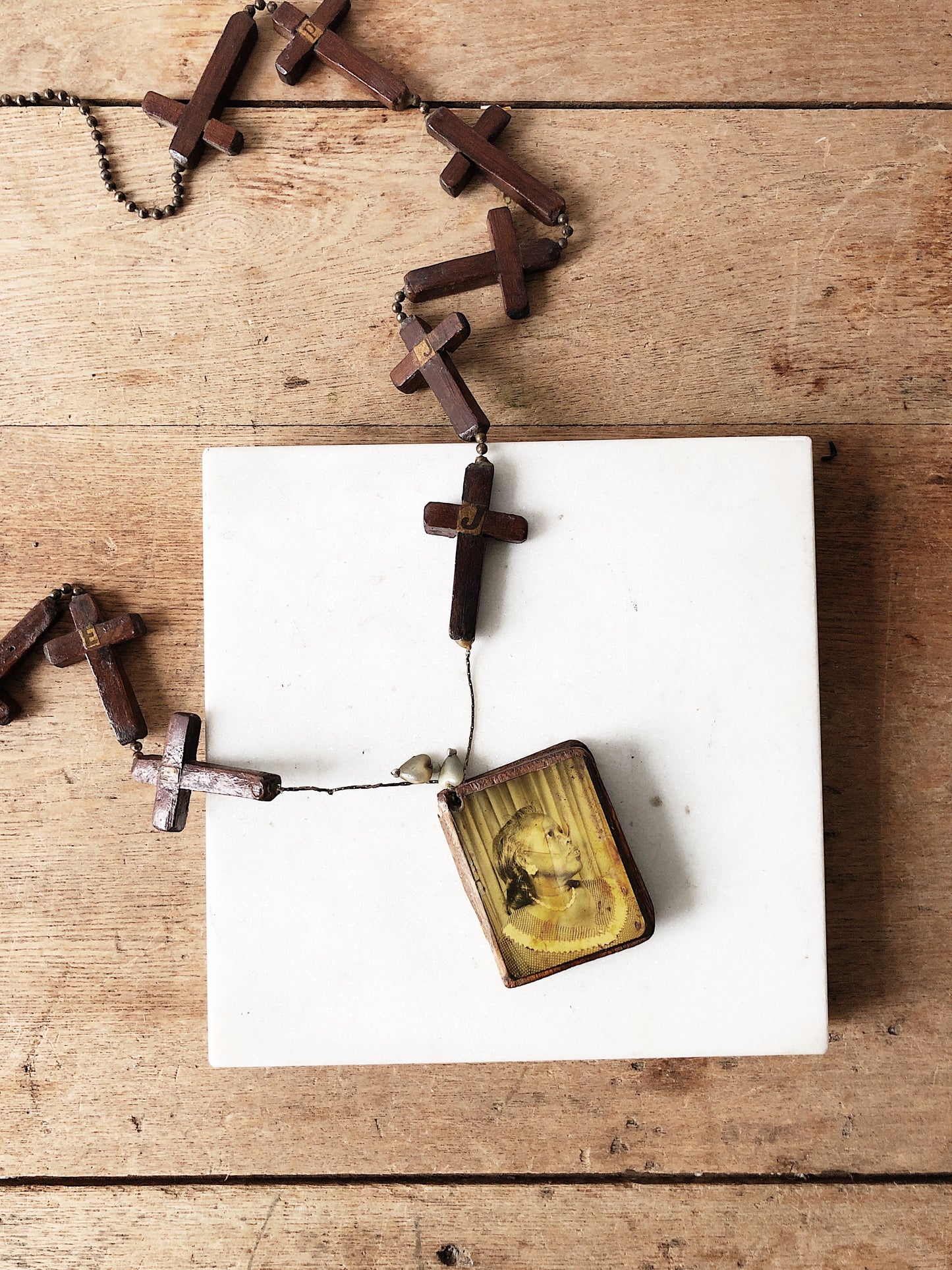 Vintage Rosary and Bible