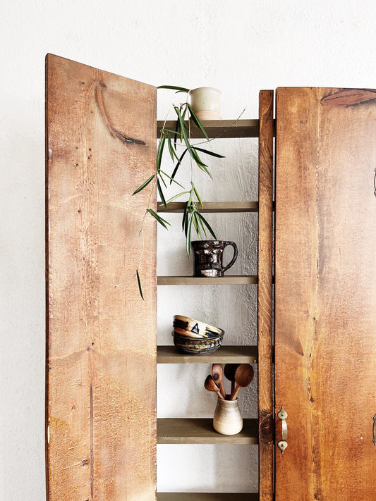 Handmade Vintage Canning Cupboard