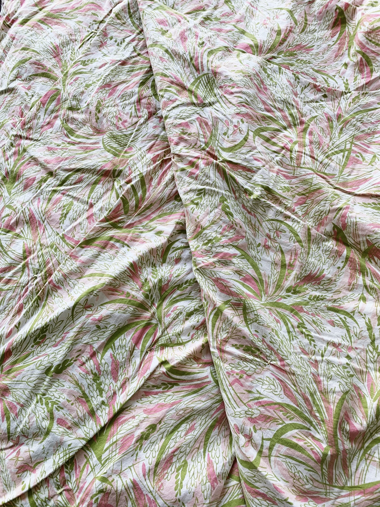 Vintage Handmade Cotton Patchwork Quilt