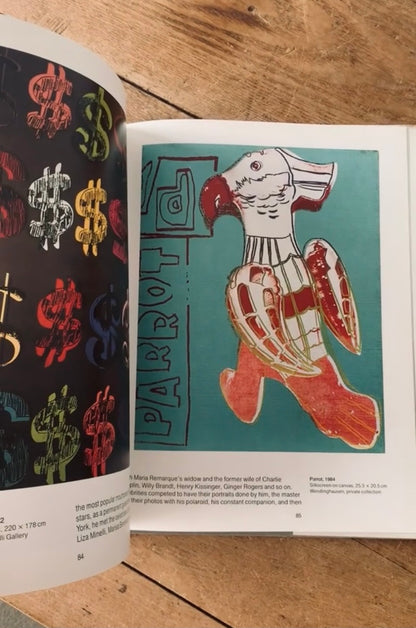 Andy Warhol Vintage Art Book