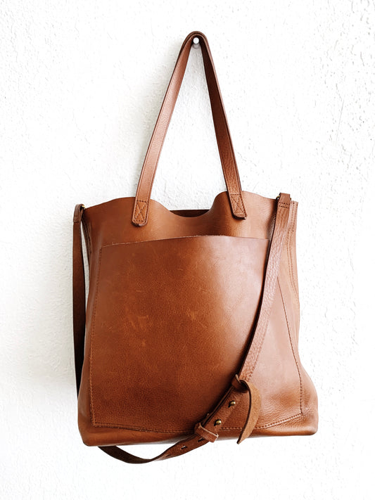Madewell Leather Transport Tote