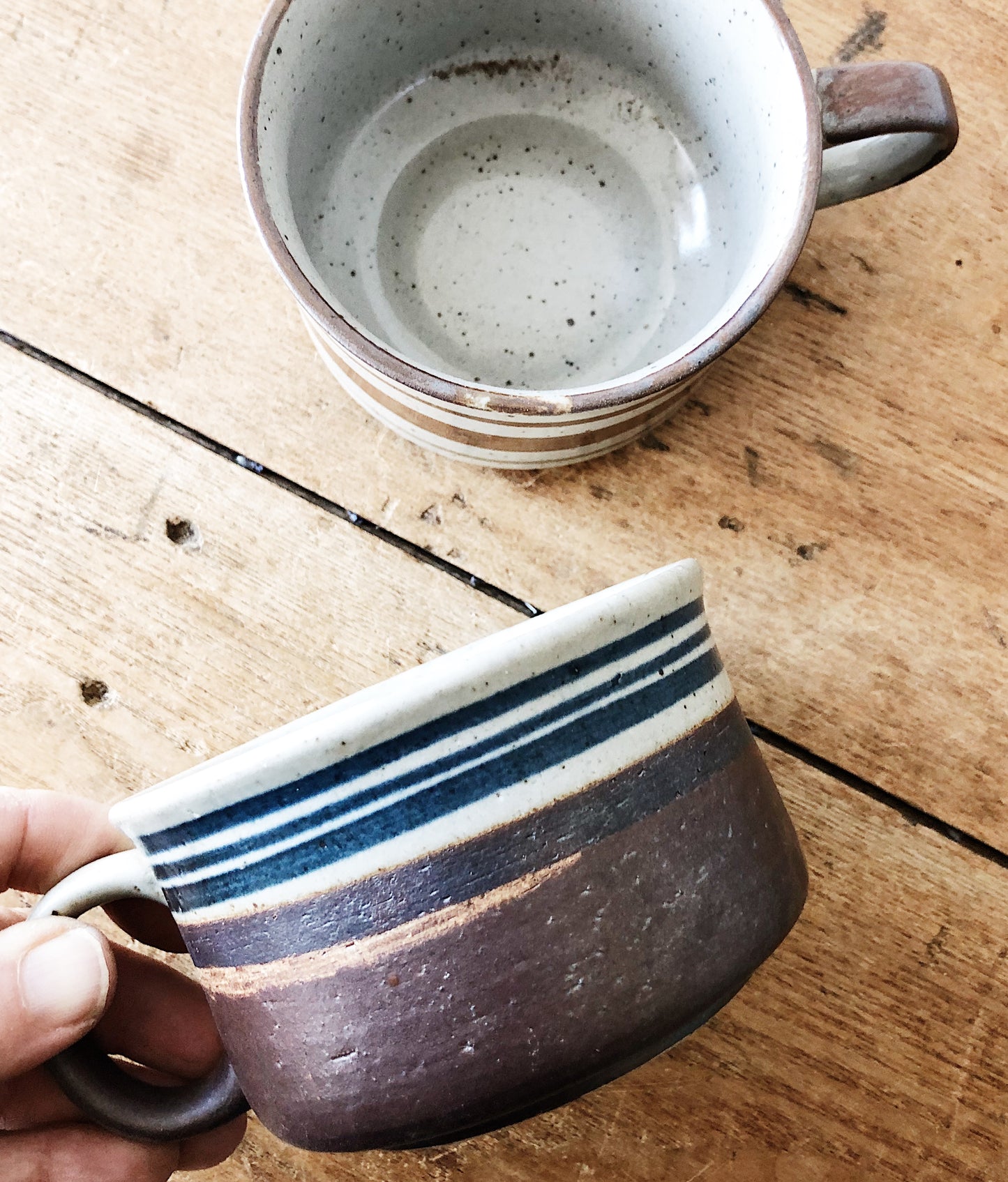 Vintage Japanese Soup Mugs