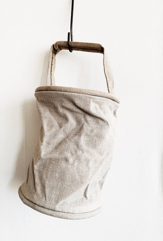 Vintage Canvas Bucket Bag