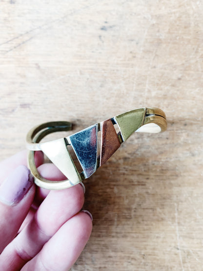 Vintage Mixed Metal Cuff