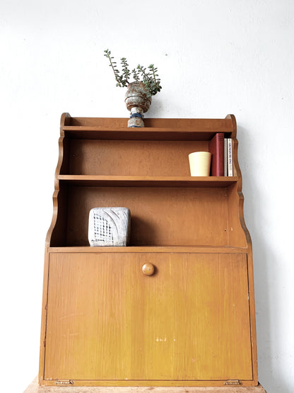 Vintage Wood Shelf/Desk Work Station