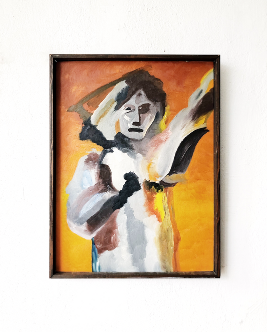 Vintage Figural Painting