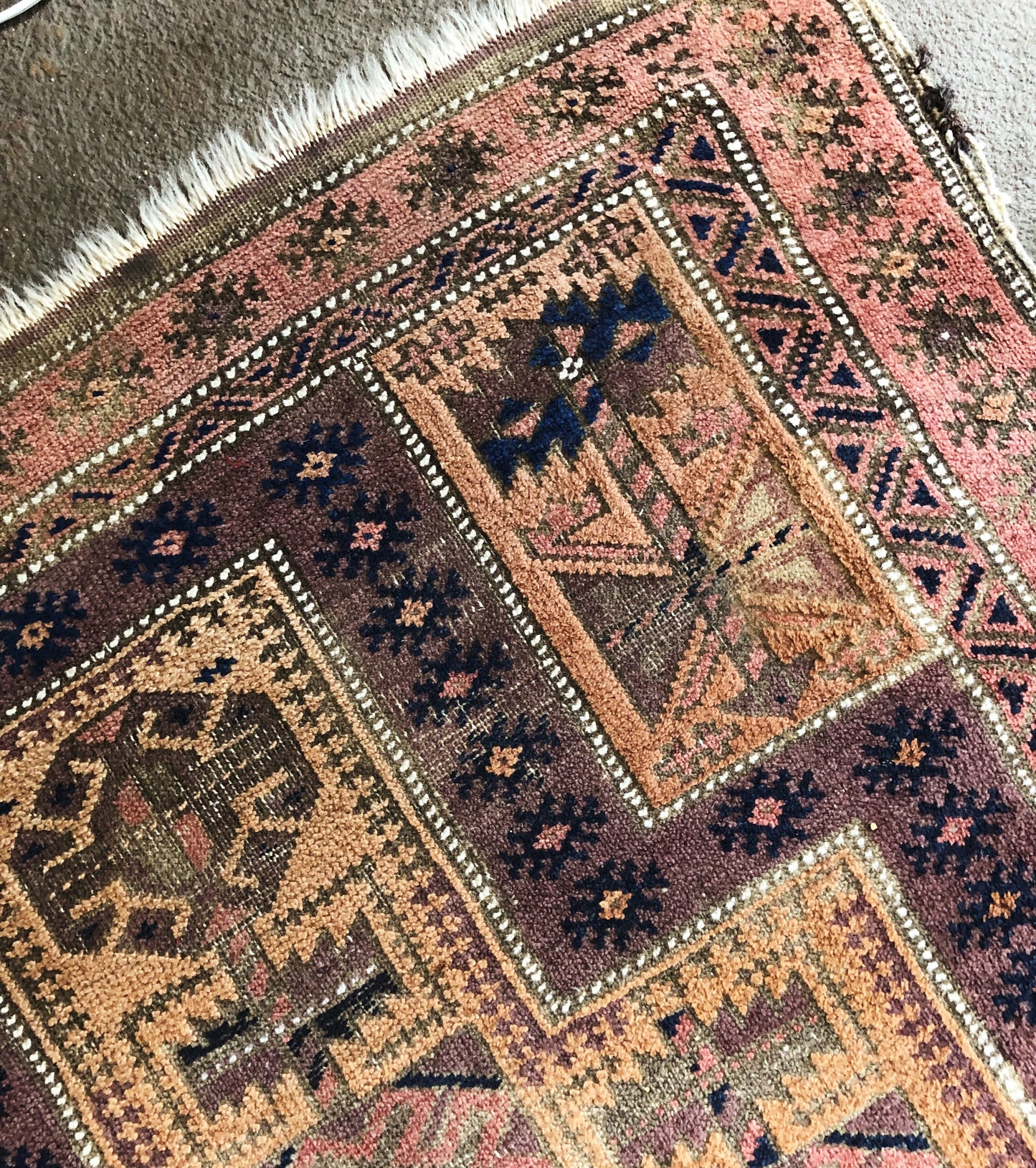 Antique Afghani Prayer Rug