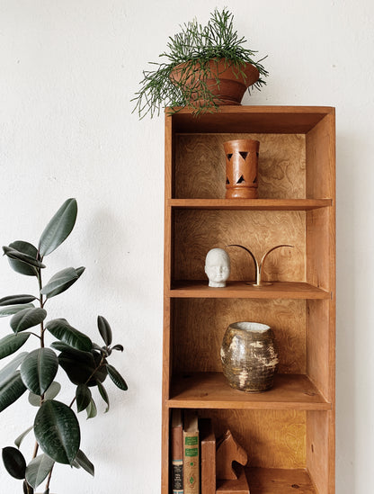 Tall Vintage Wood Shelf