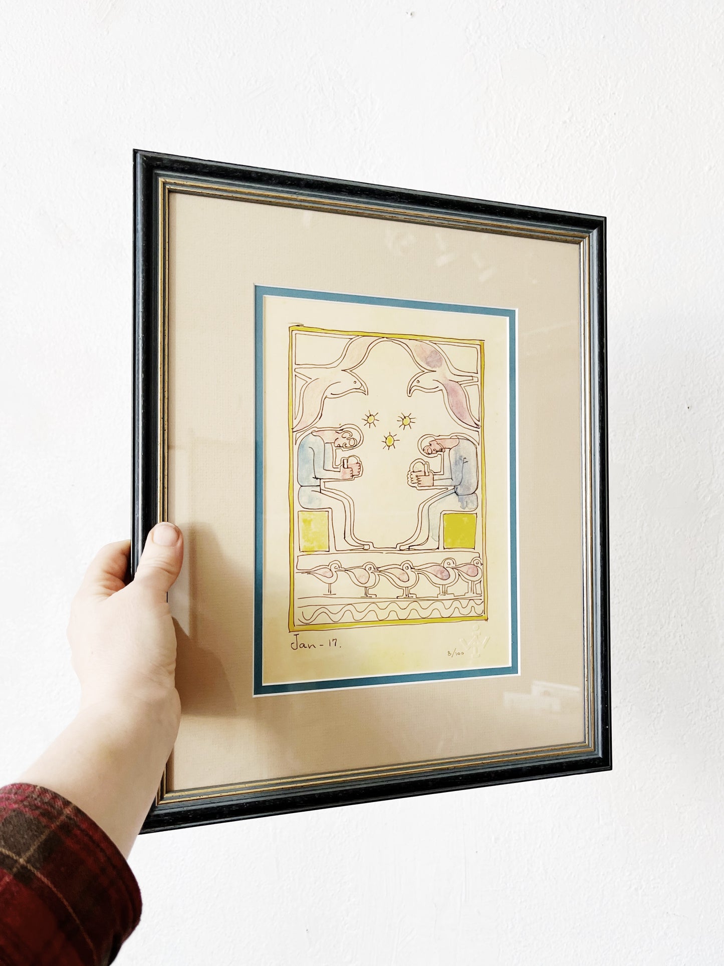 Vintage Walter Anderson Block Print