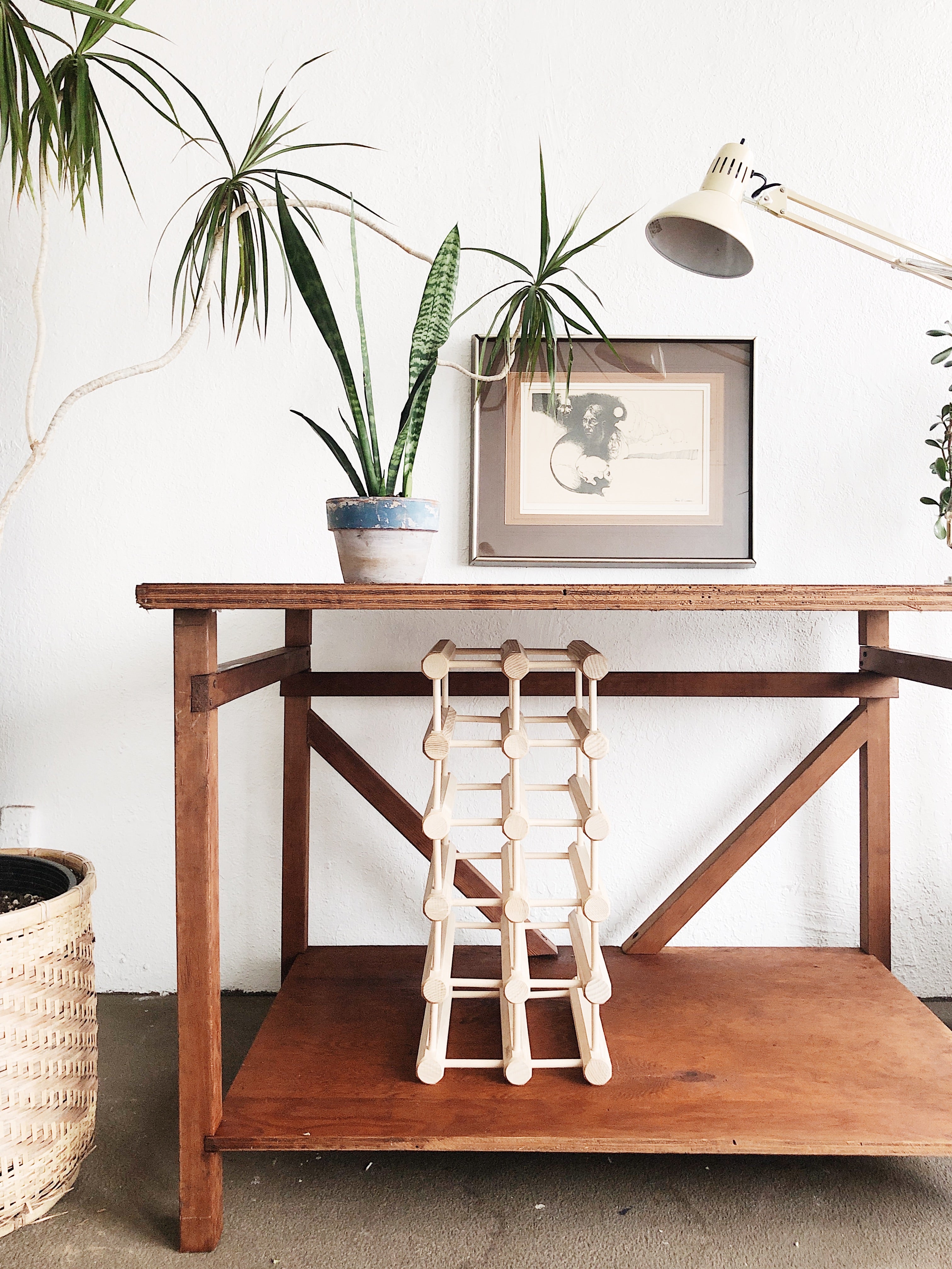 Handmade Natural Ash Modular Wine Rack - Thumbnail 2