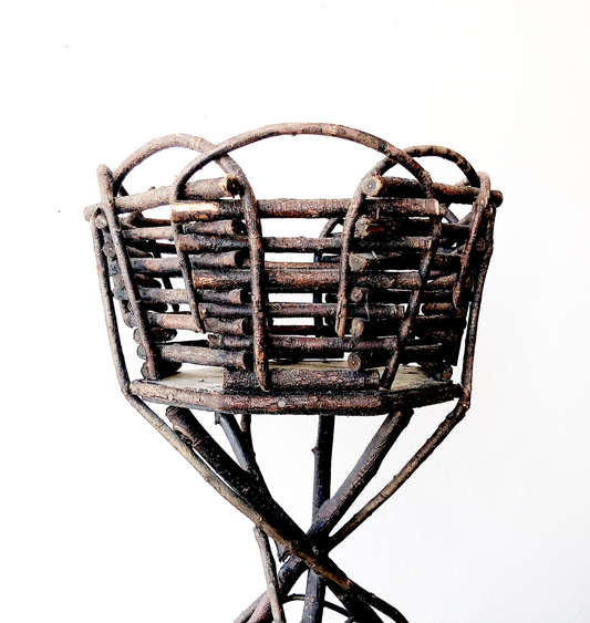 Vintage Bent Twig Plant Stand