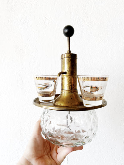 Vintage Liquor Decanter Set