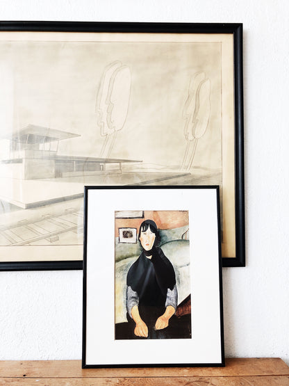 Vintage Modigliani Print