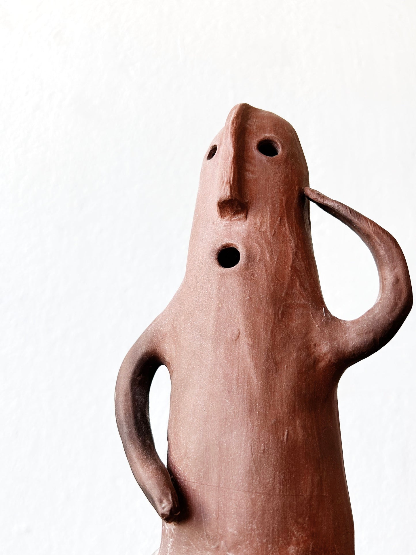 Whimsical Clay Figurine/Luminary
