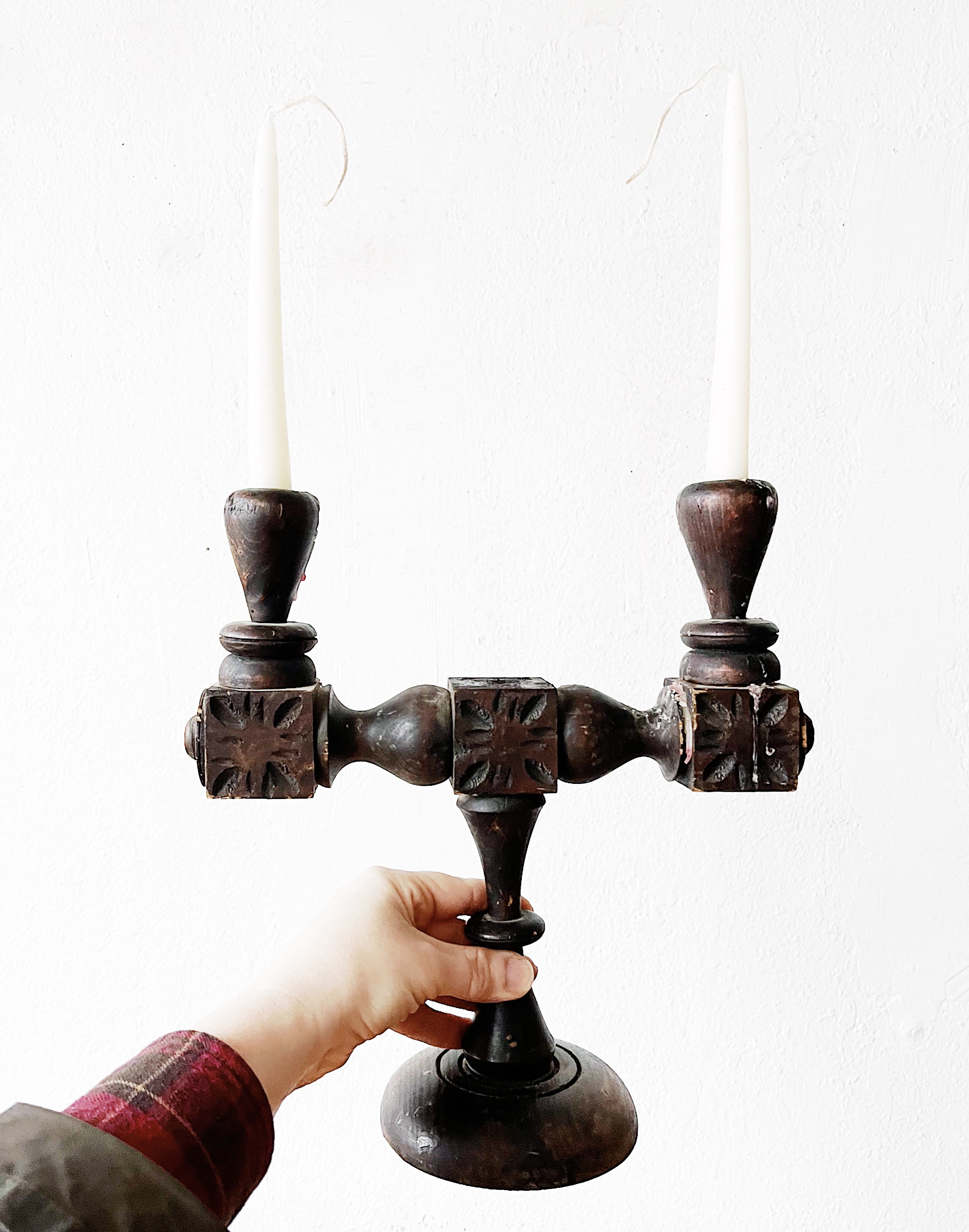 Vintage Folk Candelabra - Thumbnail 2
