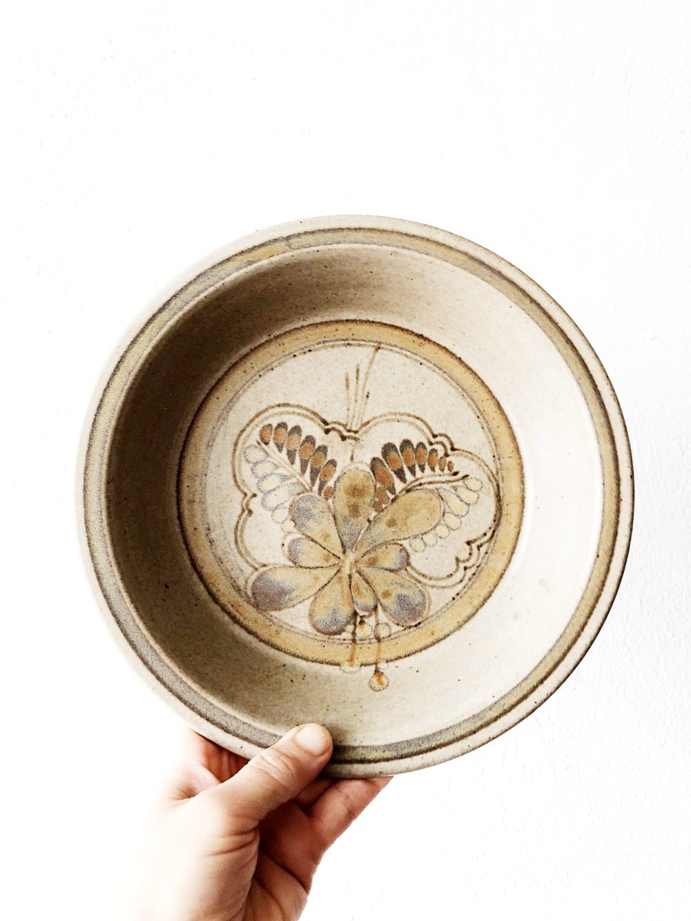 Vintage Ceramic Serving Bowl