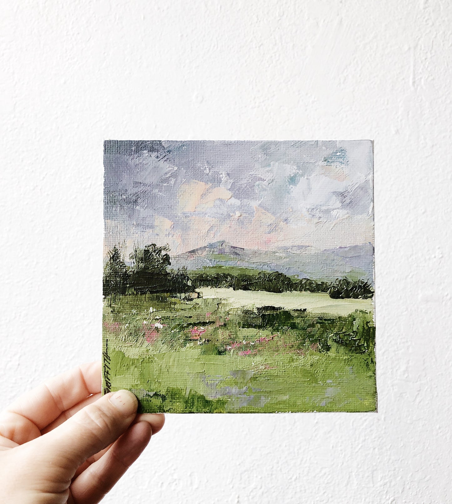 Miniature Original Landscape Painting