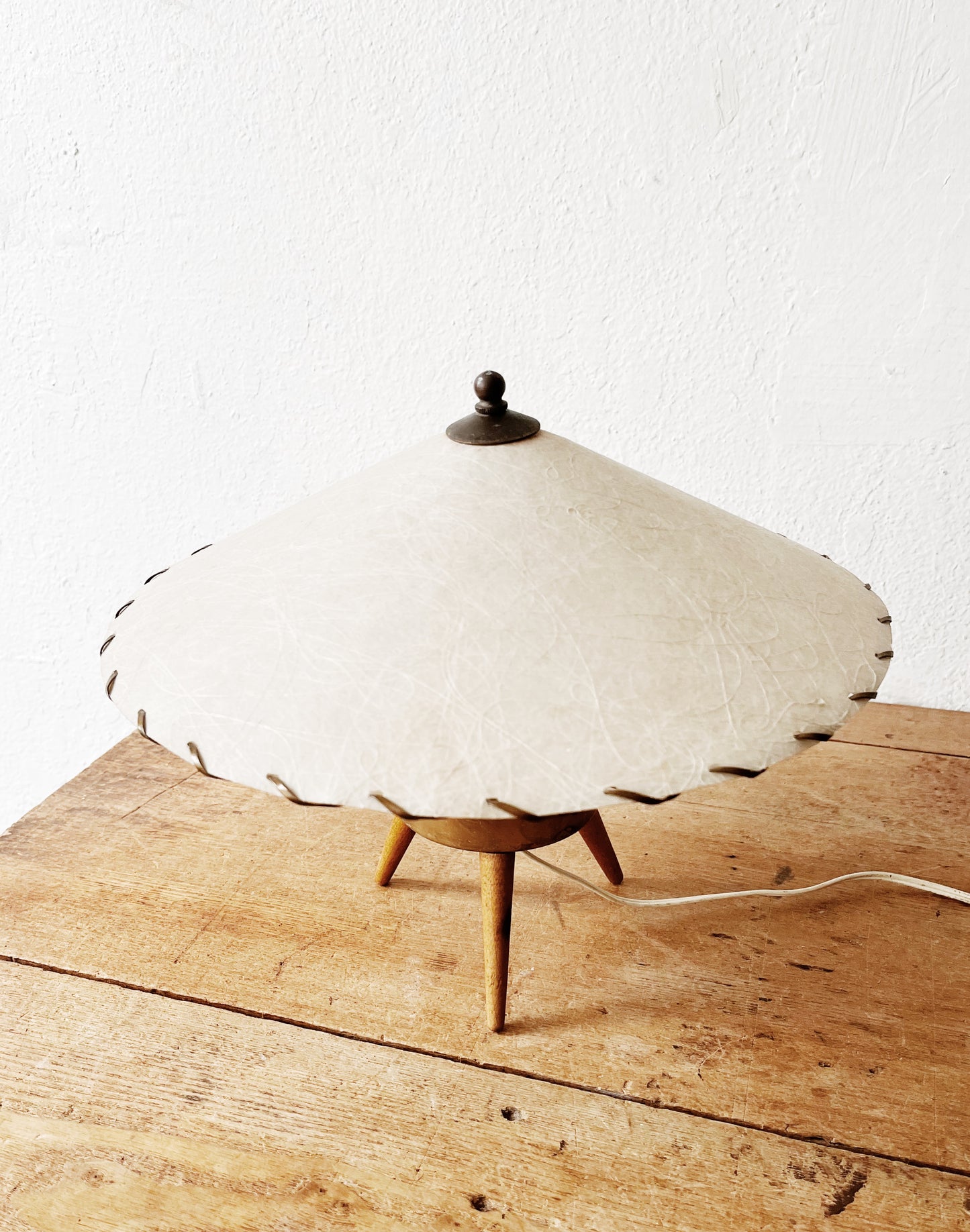 Mid Century Saucer Lamp