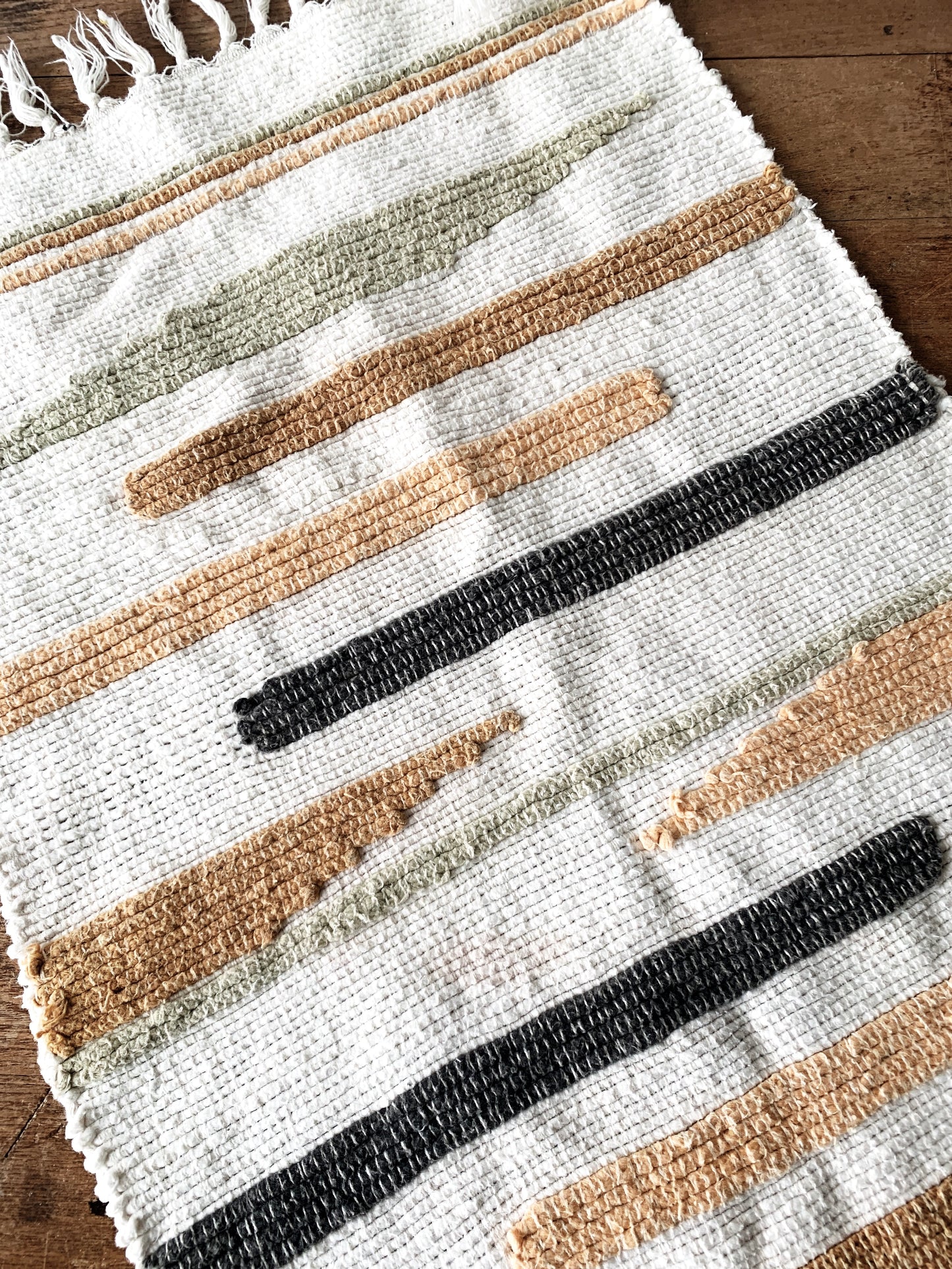 Vintage Cotton Throw Rug