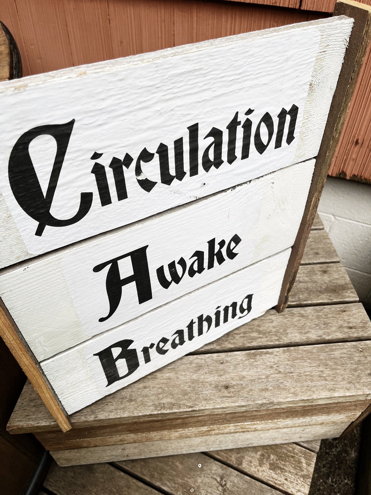 Vintage Wellness Sign