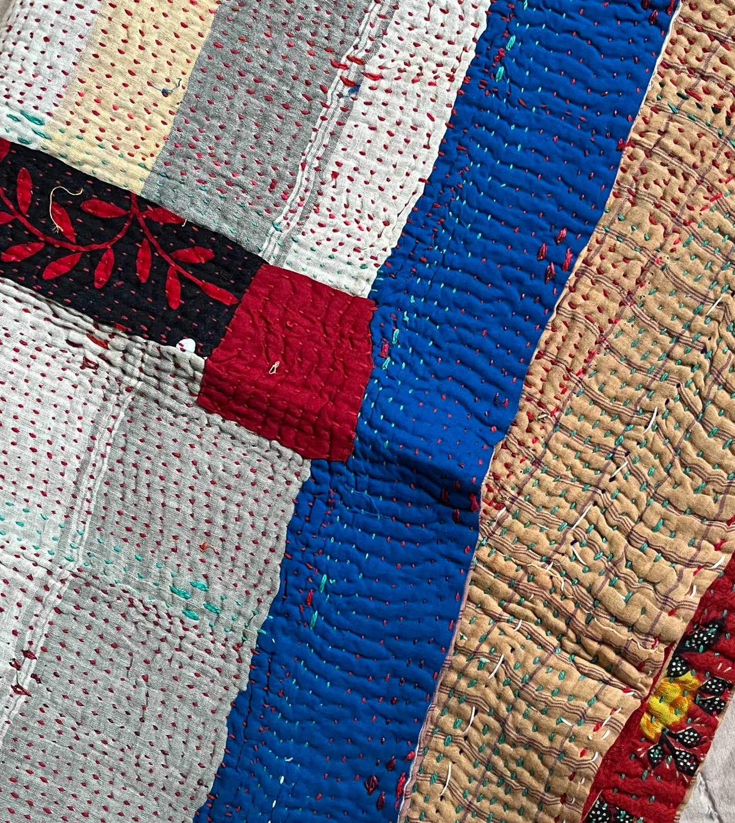 Vintage Kantha Quilt
