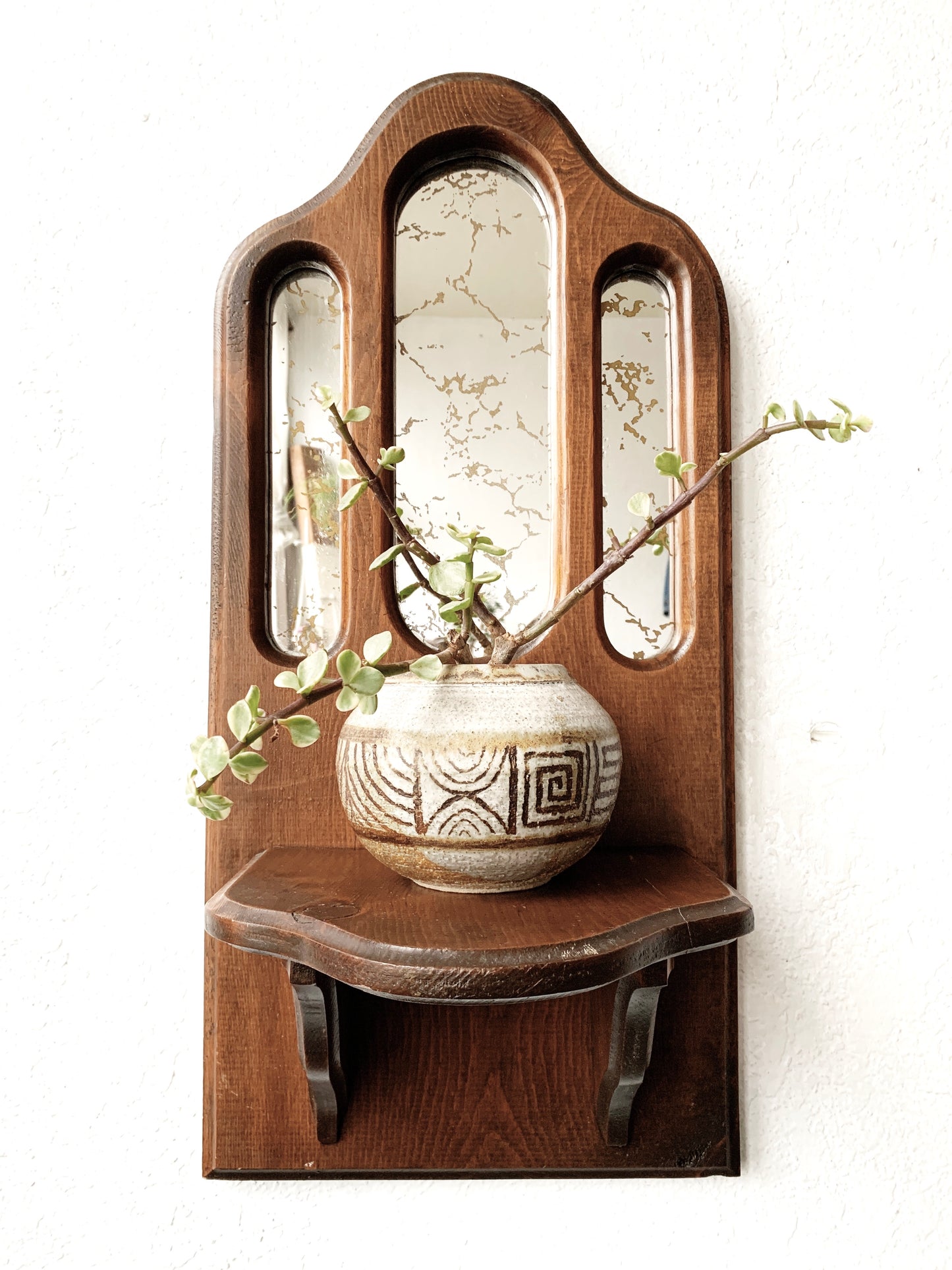 Vintage Mirror Shelf