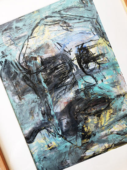 Original Mixed Media Portrait