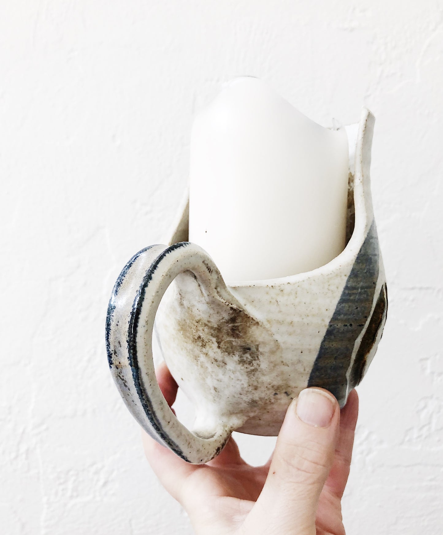 Vintage Ceramic Candle Holder