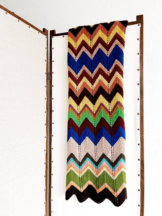 Fab Vintage Crocheted Blanket