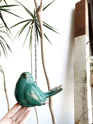 Mid Century Ceramic Hanging Bird