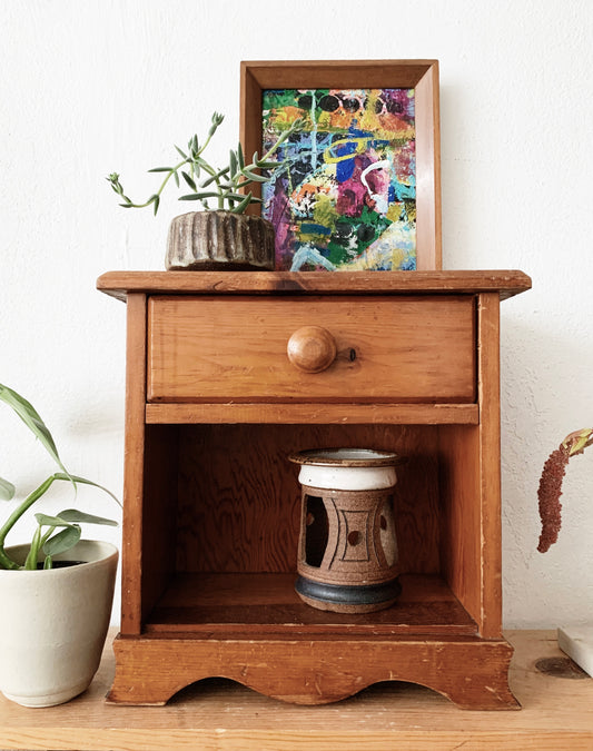 Mini Early Mid Century Nighstand/Cupboard