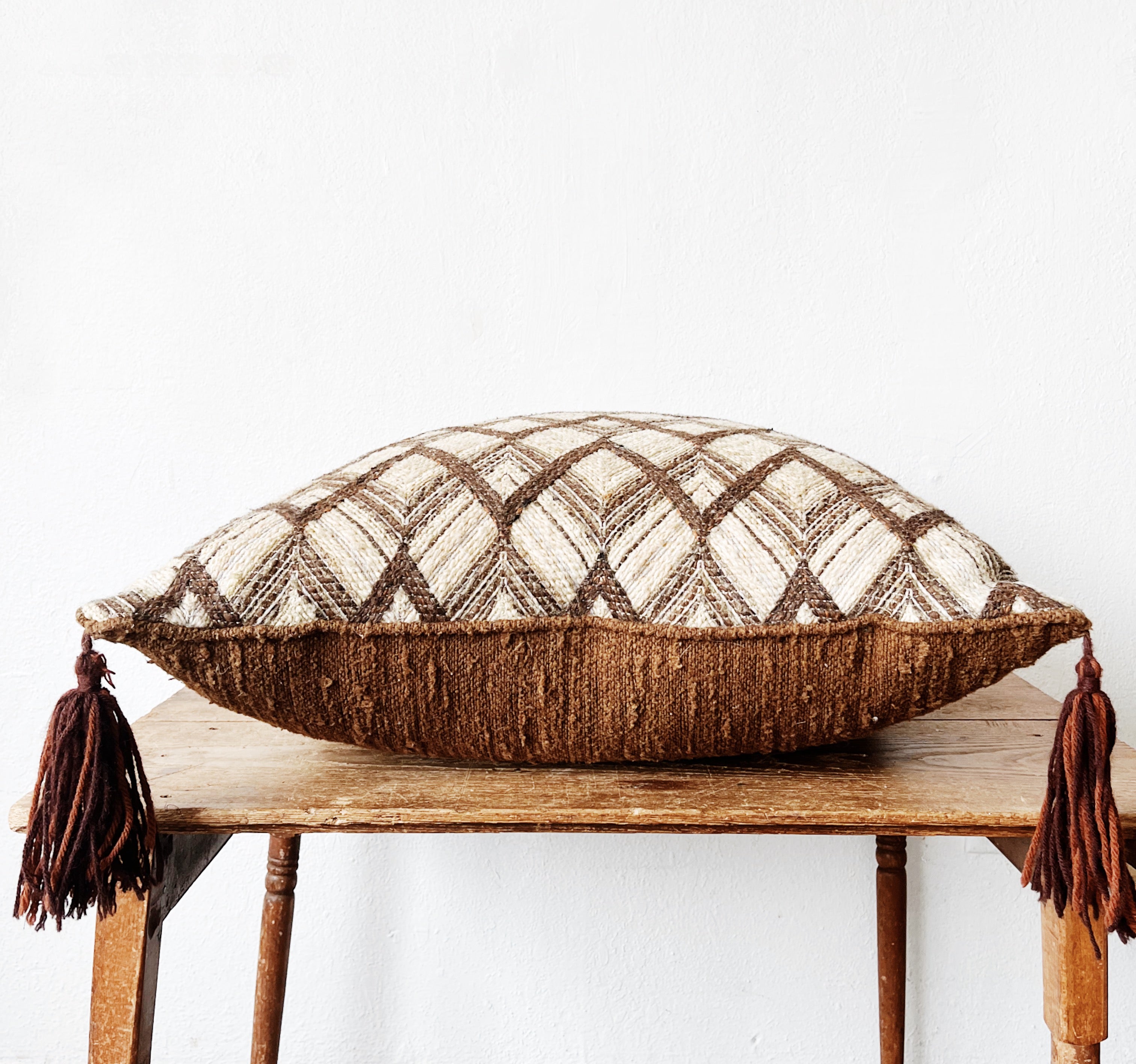 Vintage Kilim Floor Cushion - Thumbnail 2