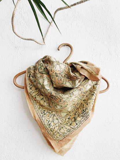 Vintage Cotton Tapestry Scarf