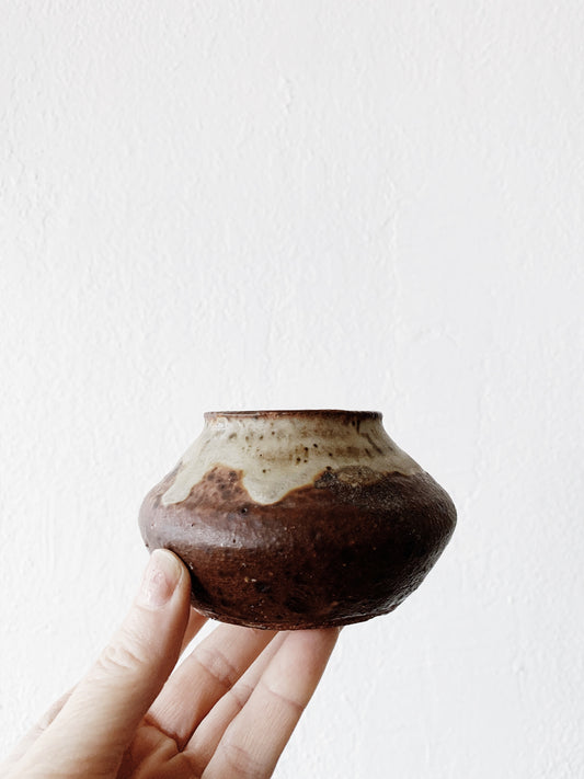 Squat Pottery Vase