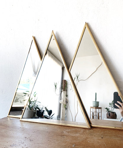 Vintage Triangle Mirror
