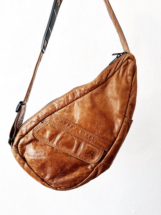 Vintage Leather Cross Body Pack