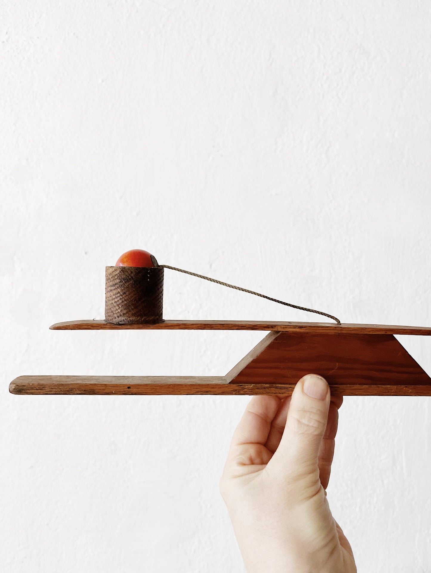 Handmade Vintage Cup and Ball Game