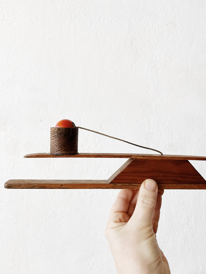 Handmade Vintage Cup and Ball Game