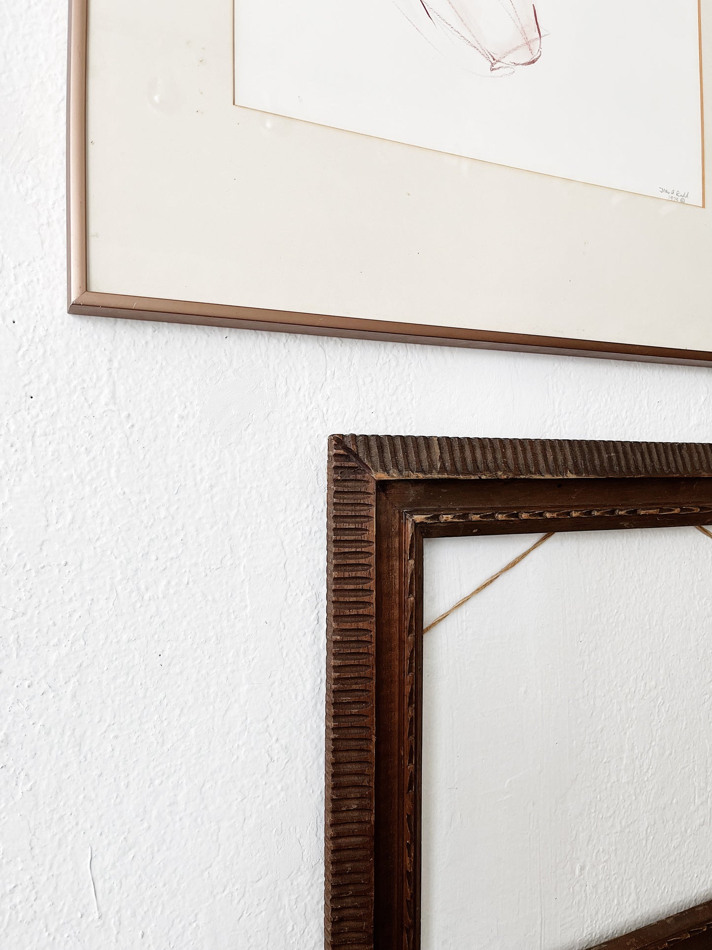 Antique Carved Wood Frame