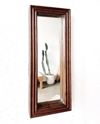 RESERVED Clara  Petite Oblong Wood Mirror