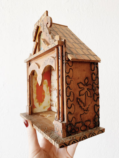 Antique Wood Shrine