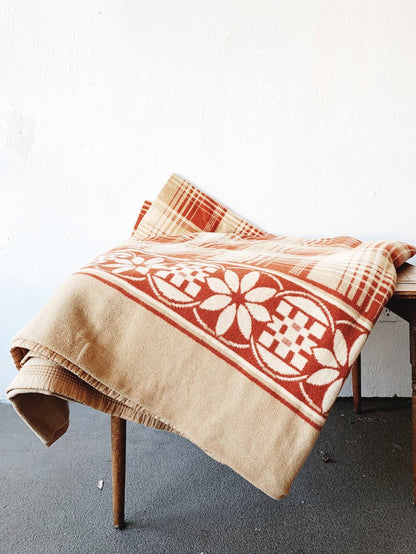 Vintage Double Length Beacon Camp Blanket