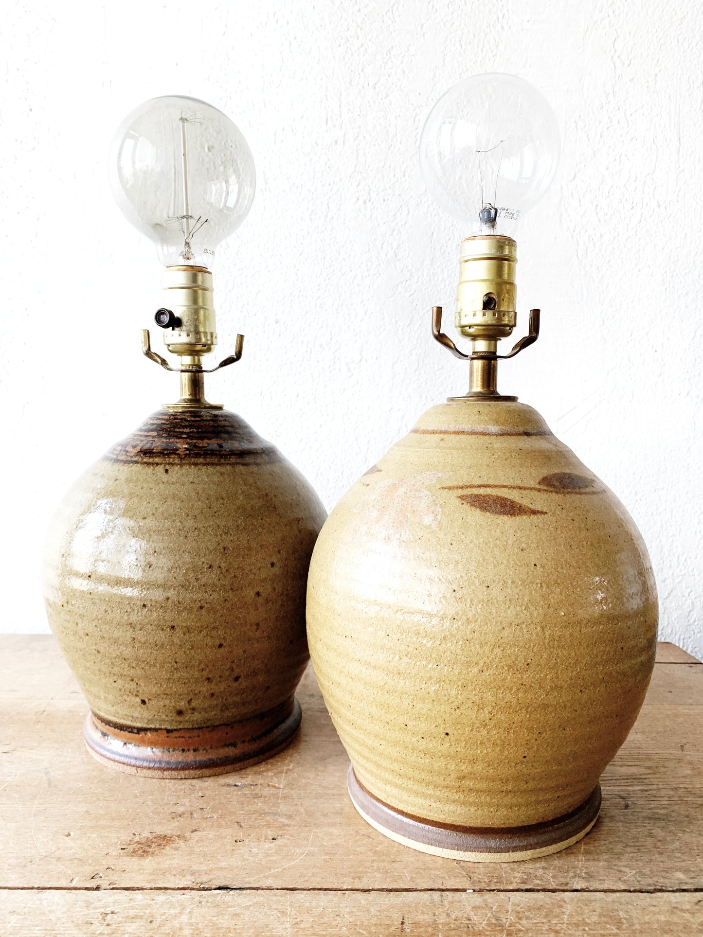 Vintage Pottery Lamp